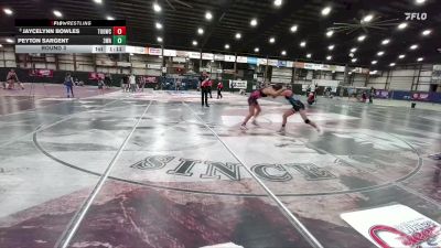 115 lbs Round 3 - Jaycelynn Bowles, Touch Of Gold Wrestling Club vs Peyton Sargent, 308 Wrestling Academy