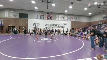 100 lbs Finals (2 Team) - Cord Smith, Glenrock Intermediate Middle School vs Michael South, Thermopolis Middle School