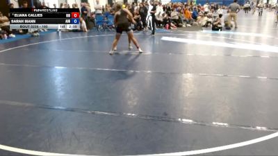 160 lbs Cons. Round 4 - Sarah Mann, Augsburg University vs Eliana Callies, Upper Iowa