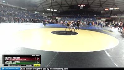 114 lbs Cons. Semi - Lemuel Lustre, Zillah Wrestling vs Keaven Abbott, Bethel AllStars Wrestling Club