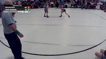 20 lbs Quarterfinal - Baylor Wipf, Conestoga Wrestling Club vs Bode Wegener, Humphrey St. Francis