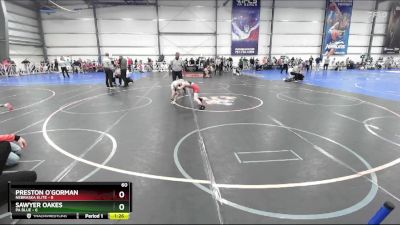 60 lbs Rd# 10- 4:00pm Saturday Final Pool - Preston O`Gorman, Nebraska Elite vs Sawyer Oakes, PA Blue