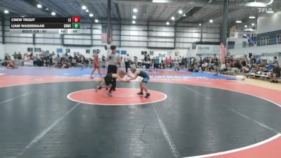 60 lbs 1st Place Match - Crew Trout, Legacy Dragons vs Liam Wassenaar, Great Bridge Wrestling Club