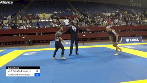 Michael S BritoRodriquez vs Brandon Michael Pfannenstie 2024 Pan IBJJF Jiu-Jitsu No-Gi Championship