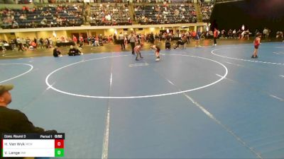 Boys 3rd-4th Grade - 63 Cons. Round 3 - Hudson Van Wyk, Moyer Elite Wrestling vs Vincent Lange, Immortal Athletics WC