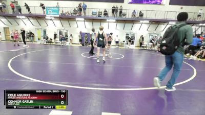 150 lbs Cons. Semi - Connor Gatlin, WrestleKC vs COLE AGUIRRE, Purler Wrestling Academy