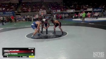 D 3 170 lbs Quarterfinal - Aiden McCartney, Glen Oaks vs Jordan Rogers, Vinton