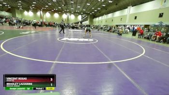 132 lbs Champ. Round 3 - Vincent Rosas, Maize HS vs Bradley Lazzerini, Broken Arrow