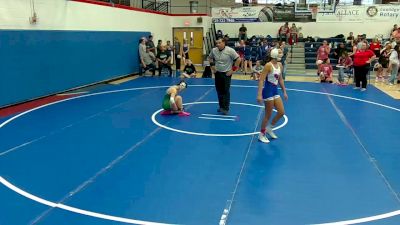 120 lbs Round 2 - Sienna Taylor, San Manuel Jr./Sr. High School vs Kamden `Kamy` Bryce, Thatcher HS