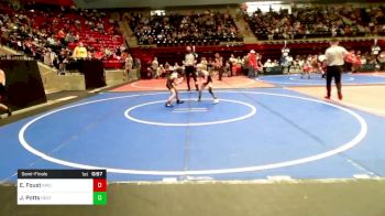 61 lbs Semifinal - Eric Foust, Keystone Wrestling Club vs Jake Potts, Heat