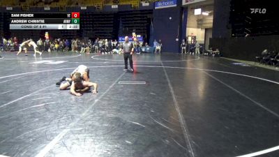 184 lbs Consi Of 8 #1 - Sam Fisher, Virginia Tech vs Andrew Christie, Army