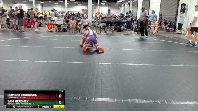 113 lbs Round 3 (6 Team) - Dominik Morrison, Team Shutt GT vs Sam Hershey, Moser`s Mat Monsters