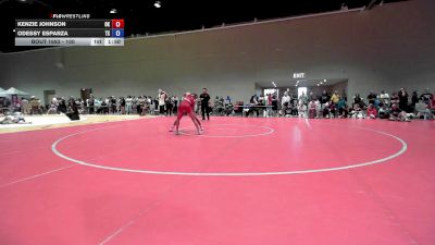 100 lbs Quarters - Kenzie Johnson, OK vs Odessy Esparza, TX