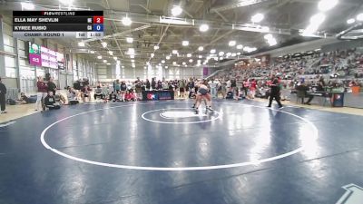U20 Women - 76 lbs Champ. Round 1 - Ella May Shevlin, NE vs Kyree Rubio, CA
