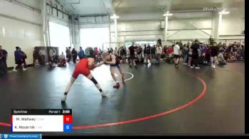 132 lbs Semifinal - Malachi Wallway, North County Bobcats Wrestling Club vs Keaton Mayernik, Team Scorpion Wrestling Club