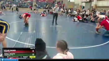 135 lbs Quarters & Wb (16 Team) - Kyler Davies, Delta vs Nova Valeti, Champions 2