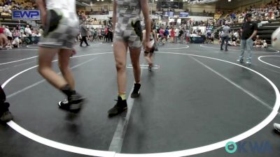 60 lbs Rr Rnd 3 - Rye Bowerman, Plainview Youth Wrestling Club vs Rayli Plumlee, Mustang Bronco Wrestling Club