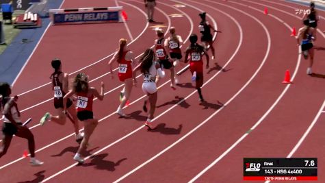 Watch High School Girls 4x400 Relay Prelims (Event 143) At 2026 Penn Relays