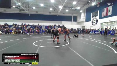 175 lbs Cons. Semi - Brock Forester, Bear Wrestling Academy vs Ian Kurniawan, Ayala Wrestling