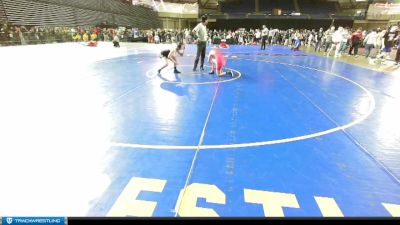 108 lbs Cons. Round 2 - Aila Soule, Ilwaco Youth Wrestling vs Averie Rozeboom, Punisher Wrestling Company