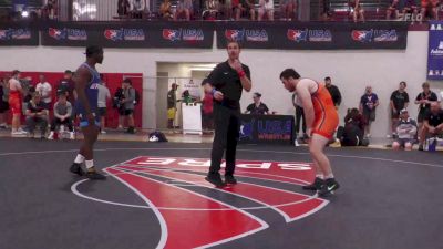 97 kg Final - Joey Braunagel, Illinois Regional Training Center/Illini WC vs Steven Burrell Jr, New York