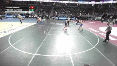 II-157 lbs Champ. Round 1 - Jayden Mahoney, Island Trees vs Conner Carpenter, South Lewis