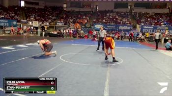 D 2 215 lbs Cons. Round 2 - Kylar Ascua, Terrebonne vs Ethan Plunkett, Parkway