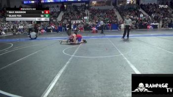 125 lbs Champ. Round 1 - Max Knudson, Team Hawks vs Blake Fox, Thunderbird