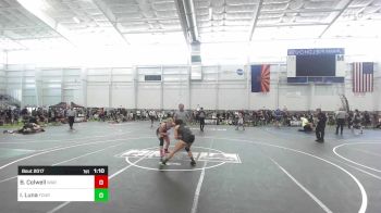 136 lbs Round Of 16 - Brylee Colwell, WAR Wrestling Club vs Izabella Luna, Fourth Chamber WC