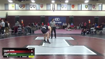 285 lbs Round 2 - Grant Wilson, Solon vs Chase Gebel, NH/TV