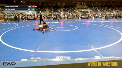 110 lbs Consi Of 4 - Olan Garrison, Coweta Tiger Wrestling vs Triton Wait, Mat Rats Rebooted