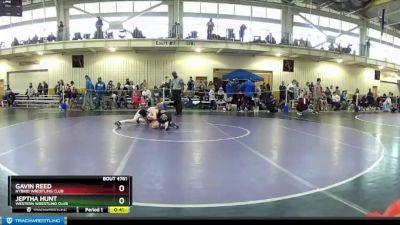 97 lbs Cons. Round 4 - Gavin Reed, Hybrid Wrestling Club vs Jeptha Hunt, Western Wrestling Club