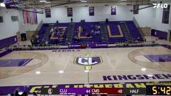 Replay: CMS vs Cal Lutheran | Jan 22 @ 7 PM