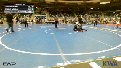 110 lbs Semifinal - Griffin Elswick, Collinsville Cardinal Youth Wrestling vs Brooks Young, Raw Wrestling Club