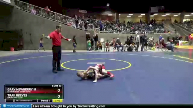 49 lbs Champ. Round 1 - Gary Newberry Iii, Knappa Kids Wrestling vs ...