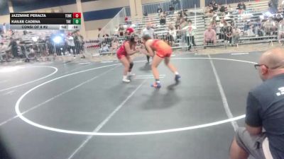 175 lbs Consi Of 8 #2 - Jazzmine Peralta, Temecula Valley HS vs Kailee Cadena, The Wrestling Factory
