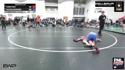 113 kg Semifinal - Cash Cole, Big Game Wrestling Club vs Dalton McDaniel, Greater Heights Wrestling
