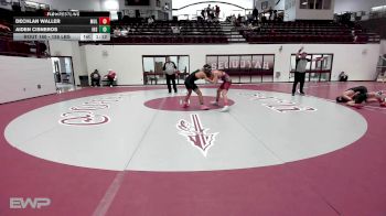 126 lbs Semifinal - Dechlan Waller, Muldrow vs Aiden Cisneros, Inola
