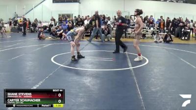 101 lbs Semifinal - Shane Stevens, Marauder WC - Warren vs Carter Schumacher, Capital City WC