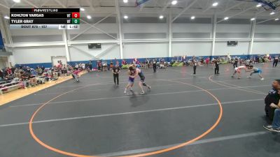 157 lbs Cons. Round 2 - Tyler Gray, Wellington vs Kohlton Vargas, Unattached