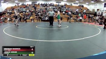 150 lbs Semifinal - Jerrod Addair, Lakeside vs Brennan Warwick, Mass. Perry