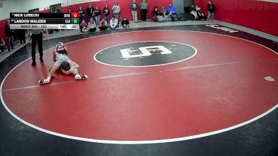 127 lbs Cons. Round 4 - Landon Walizer, Corry Area Hs vs Nick Lubecki, Southmoreland Hs