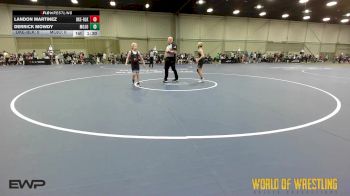 75 lbs Rr Rnd 1 - Landon Martinez, OK Elite 14U Black vs Derrick Mowdy, Mojo 14U