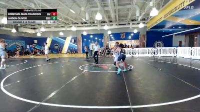 144 lbs Round 2 (8 Team) - Jaiden Oliver, Alpha Dogs vs Kristian Jean-Francois, Oakleaf WC