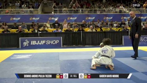 Kaiden David Moore vs DeMiko Andrei Pullia Ticzon 2026 Pan Kids Jiu-Jitsu IBJJF Championship