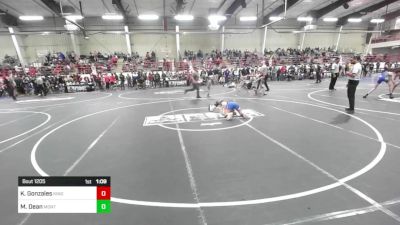 102 lbs Round Of 16 - Kalijah Gonzales, Kingdom WC vs Mathieu Dean, Monte Vista Takedown Club
