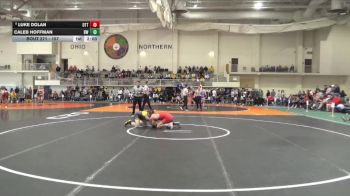 157 lbs Cons. Round 5 - Luke Dolan, Otterbein University vs Caleb Hoffman, Baldwin Wallace