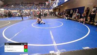 58 lbs Semifinal - Jett Runk, Sperry Wrestling Club vs Cruz Capehart, Glenpool Warriors