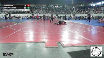 128 lbs Consi Of 32 #2 - Chad Hecox, Ardmore Junior High vs Graham Parker, Bishop Kelley
