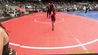 46 lbs Consolation - Lenyx Uhlenhake, Immortal Athletics WC vs Braxley B Harjo, Sapulpa